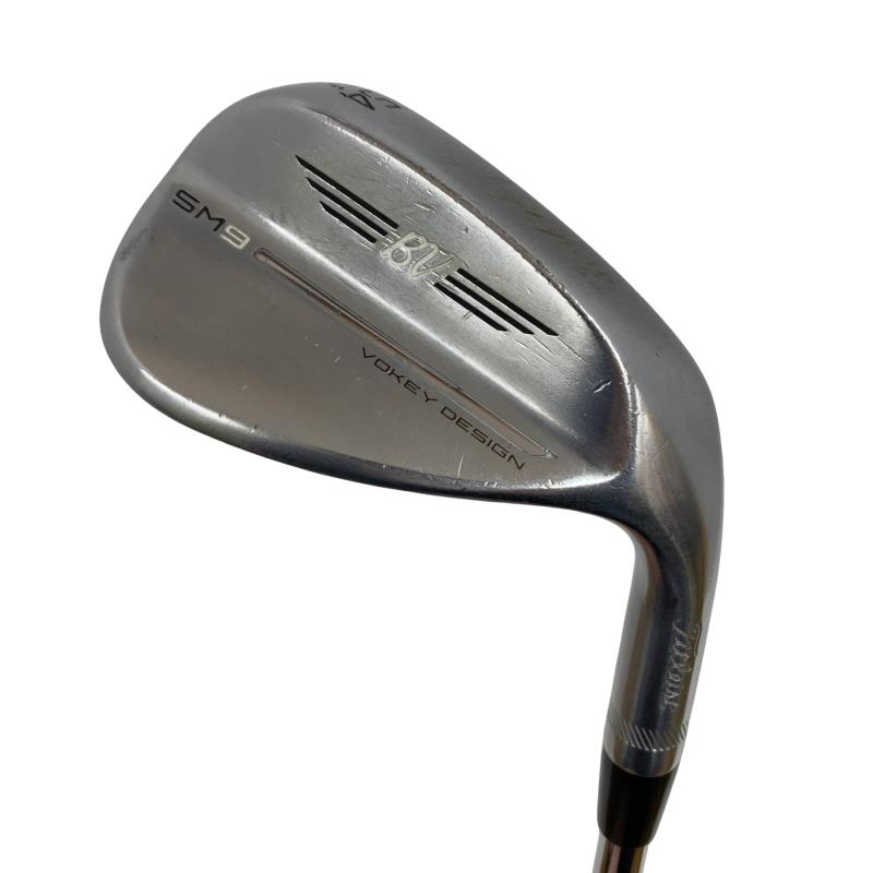 【中古】 タイトリスト VOKEY SPIN MILLED SM9 ツアークロム 54°/14°F ウェッジ WG BV 105 (フレックスその他) メンズ 男性用 右利き 右用 Dランク ゴルフクラブ