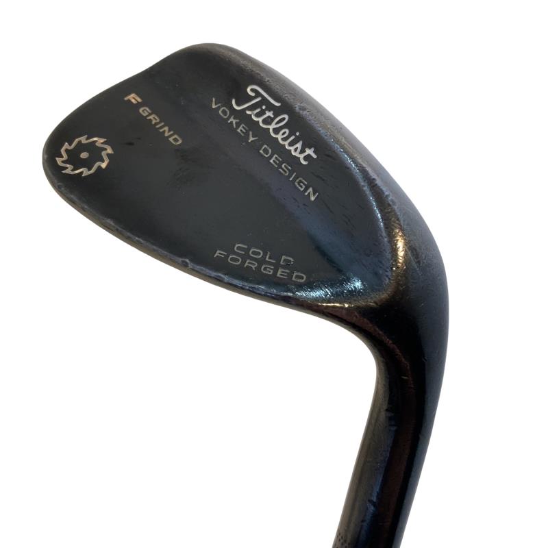 【中古】 タイトリスト VOKEY COLD FORGED(2015) ブラック 52°/10°F ウェッジ WG 純正特注シャフト (フレックスX) メンズ 男性用 右利き 右用 Cランク ゴルフクラブ
