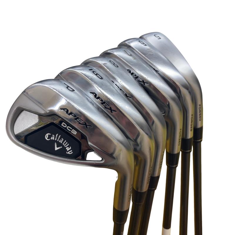 【中古】 キャロウェイ APEX DCB(2021) 6S アイアンセット IR Diamana 55 for CW(2021 APEX IR) (フレックスR) メンズ 男性用 右利き 右用 Cランク ゴルフクラブ