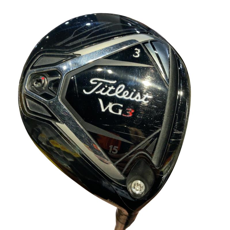 【中古】 タイトリスト Titleist VG3(2018) 3W フェアウェイウッド FW Titleist VG F(2018) (フレックスSR) メンズ 成人男性用 右利き 右用 C位置づける ゴルフ野球クラブ