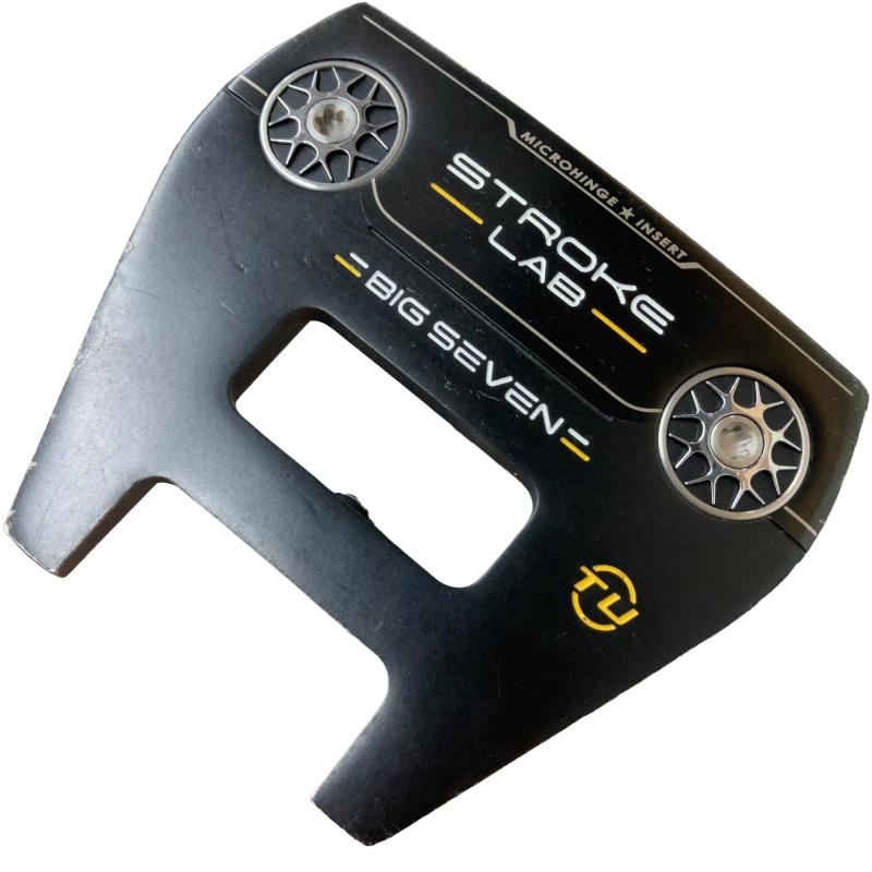 【中古】 オデッセイ STROKE LAB BLACK BIG SEVEN TU 33in パター PT STROKE LAB BLACK (フレックス余分の物) メンズ 成人男性用 右利き 右用 C価値づける ゴルフ野球クラブ