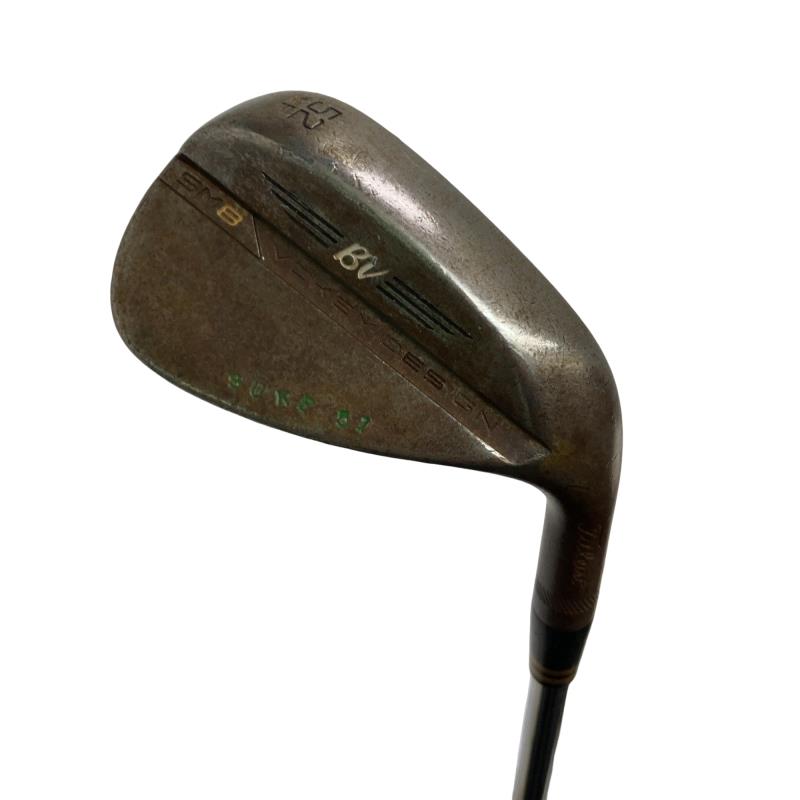 【中古】 タイトリスト VOKEY SPIN MILLED SM8 周遊旅行Cr 52°/12°F ウェッジ WG リシャフト (フレックス余分の物) メンズ 成人男性用 右利き 右用 D価値づける ゴルフ野球クラブ
