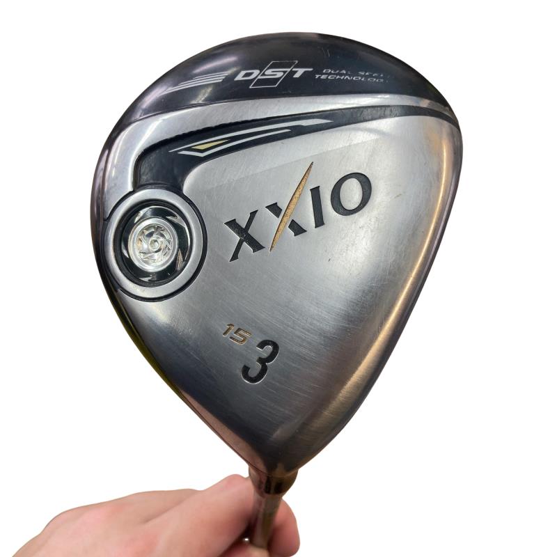 【中古】 ダンロップ XXIO(2016) 3W(ブラック) フェアウェイウッド FW Miyazaki Melas(フェアウェイ) (フレックスS) メンズ 男性用 右利き 右用 Cランク ゴルフクラブ