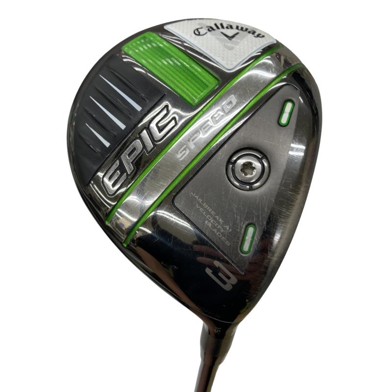 【中古】 キャロウェイ EPIC SPEED 3W フェアウェイウッド FW Diamana 50 for CW(2021 EPIC FW) (フレックスSR) メンズ 男性用 右利き 右用 Cランク ゴルフクラブ