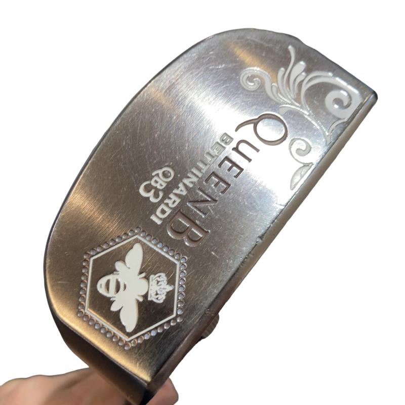 【中古】 ベティナルディ BETTINARDI QUEEN B QB3 33in パター PT スチール写真 (フレックス余分の物) メンズ 成人男性用 右利き 右用 C序列付ける ゴルフ野球クラブ