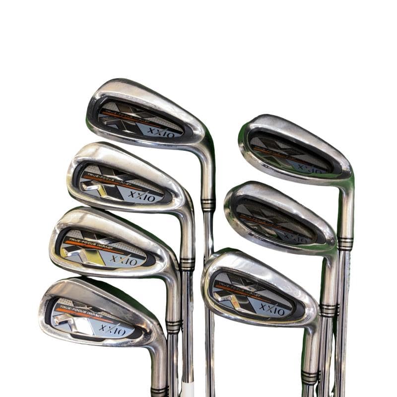 【中古】 ダンロップ XXIO(2018) 8S アイアンセット IR NS PRO 870GH D.S.T for XXIO (フレックスS) メンズ 男性用 右利き 右用 Cランク ゴルフクラブ