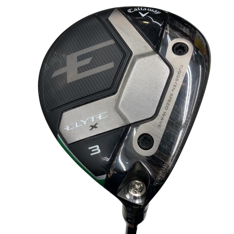 【中古】 キャロウェイ ELYTE X 3W フェアウェイウッド FW VENTUS GREEN 50 for CW(ELYTE FW) (フレックスSR) メンズ 男性用 右利き 右用 Cランク ゴルフクラブ｜ゴルフパートナー 中古クラブ店