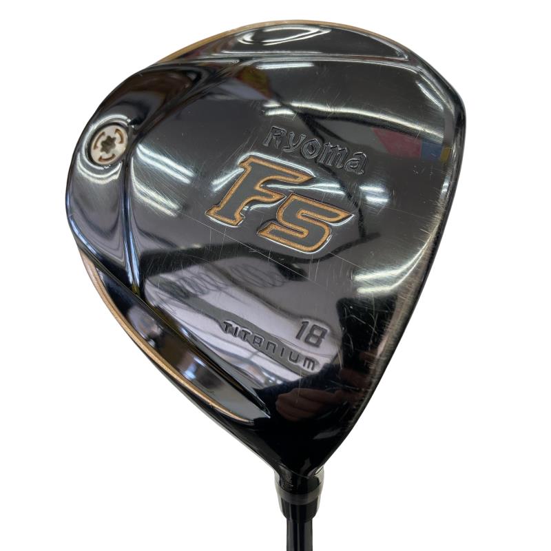 【中古】 リョーマゴルフ Ryoma F ブラック F5 フェアウェイウッド FW リシャフト (フレックスその他) メンズ 男性用 右利き 右用 Cランク ゴルフクラブ