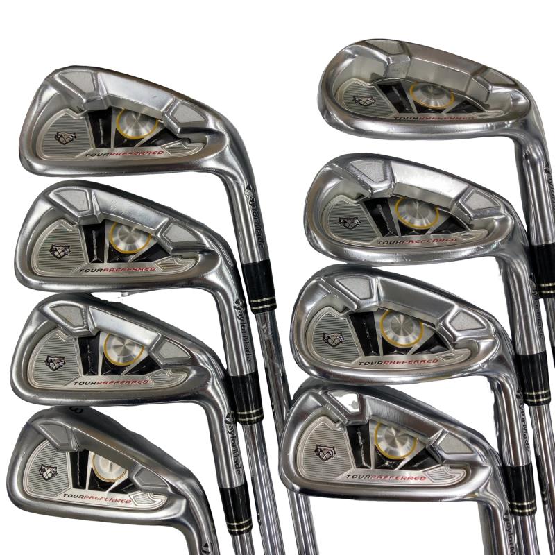 【中古】 テーラーメイド TOUR PREFERRED(2008) 8S アイアンセット IR Dynamic Gold (フレックスS) メンズ 男性用 右利き 右用 Cランク ゴルフクラブ|ゴルフパートナー 中古クラブ店