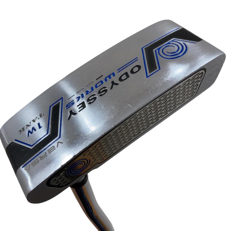 【中古】 オデッセイ WORKS VERSA TANK #1W 34in パター PT スチール写真 (フレックス余分の物) メンズ 成人男性用 右利き 右用 D位置づける ゴルフ野球クラブ
