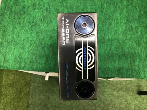 【中古】 オデッセイ Ai-ONE TRI-BEAM DOUBLE WIDE CH 34インチ パター PT STROKE LAB 90 スチール (フレックスその他) メンズ 男性用 右利き 右用 Cランク ゴルフクラブ