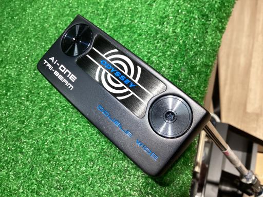 【中古】 オデッセイ Ai-ONE TRI-BEAM DOUBLE WIDE CH 33インチ パター PT STROKE LAB 90 スチール (フレックスその他) メンズ 男性用 右利き 右用 Cランク ゴルフクラブ 16,203円