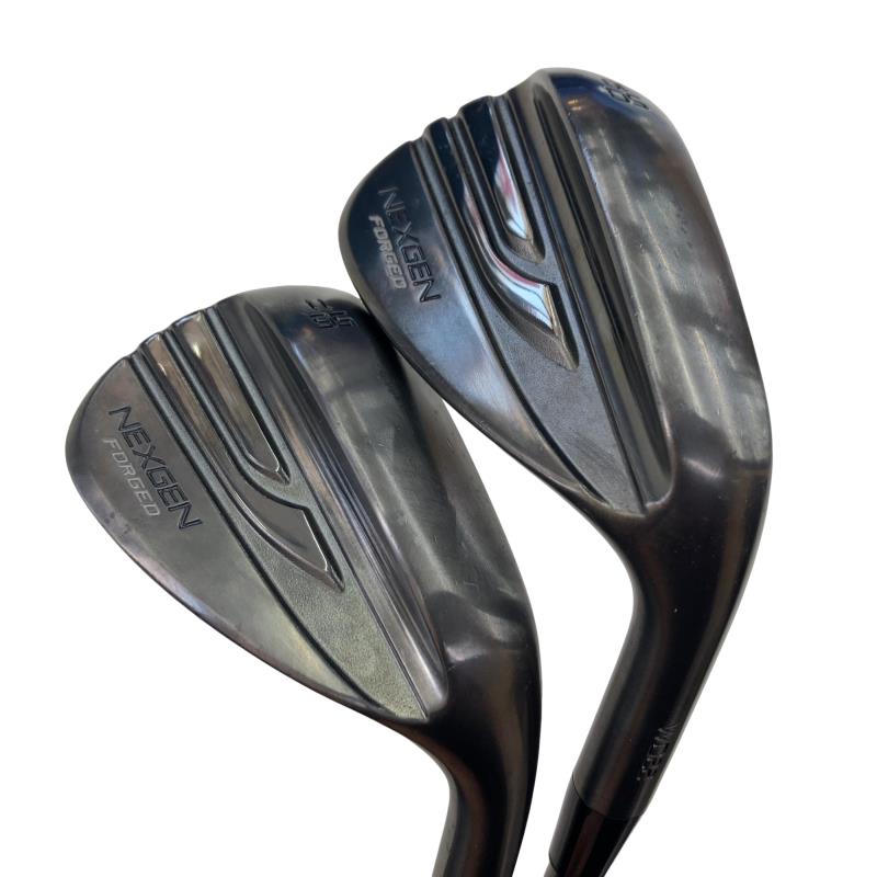 【中古】 ゴルフ共同作業者 NEXGEN FORGED WEDGE DLC Limited 2本仕掛ける(50°＆56°) ウェッジ WG NS PRO 950GH neo BLACK (フレックスS) メンズ 成人男性用 右利き 右用 C価値づける ゴルフ野球クラブ