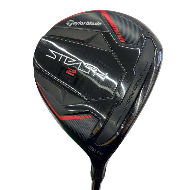 【中古】 テーラーメイド STEALTH2 3W フェアウェイウッド FW TENSEI RED TM50(STEALTH FW) (フレックスS) メンズ 男性用 右利き 右用 Cランク ゴルフクラブ
