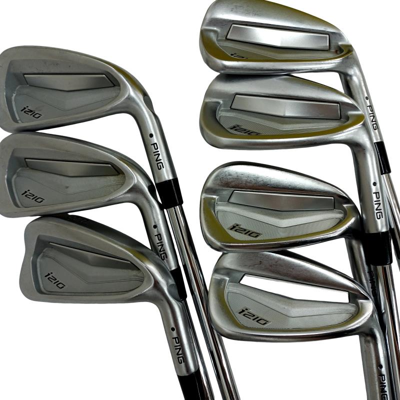 【中古】 ピン i210 8S アイアン仕掛ける IR Dynamic Gold (フレックスS) メンズ 成人男性用 右利き 右用 C価値づける ゴルフ野球クラブ