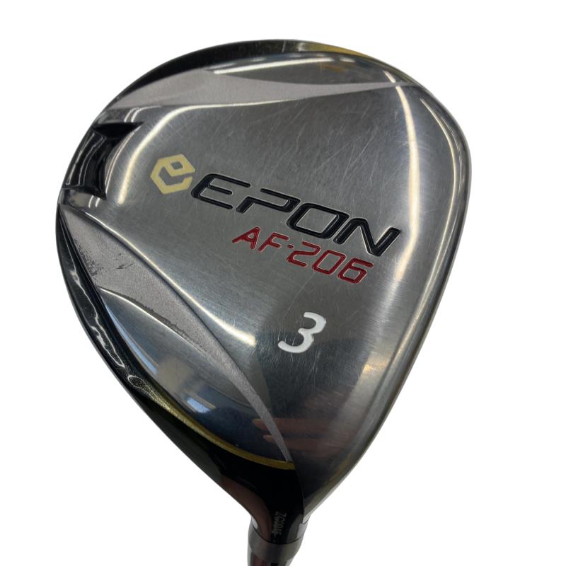 【中古】 エポンゴルフ株式会社 EPON AF-206 3W フェアウェイウッド FW 純正特注シャフト (フレックスS) メンズ 男性用 右利き 右用 Cランク ゴルフクラブ