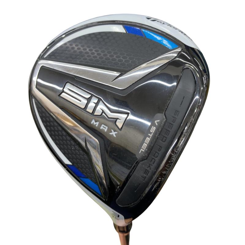 【中古】 テーラーメイド SIM MAX 3W フェアウェイウッド FW TENSEI BLUE TM50(FW) (フレックスR) メンズ 男性用 右利き 右用 Dランク ゴルフクラブ 12,973円