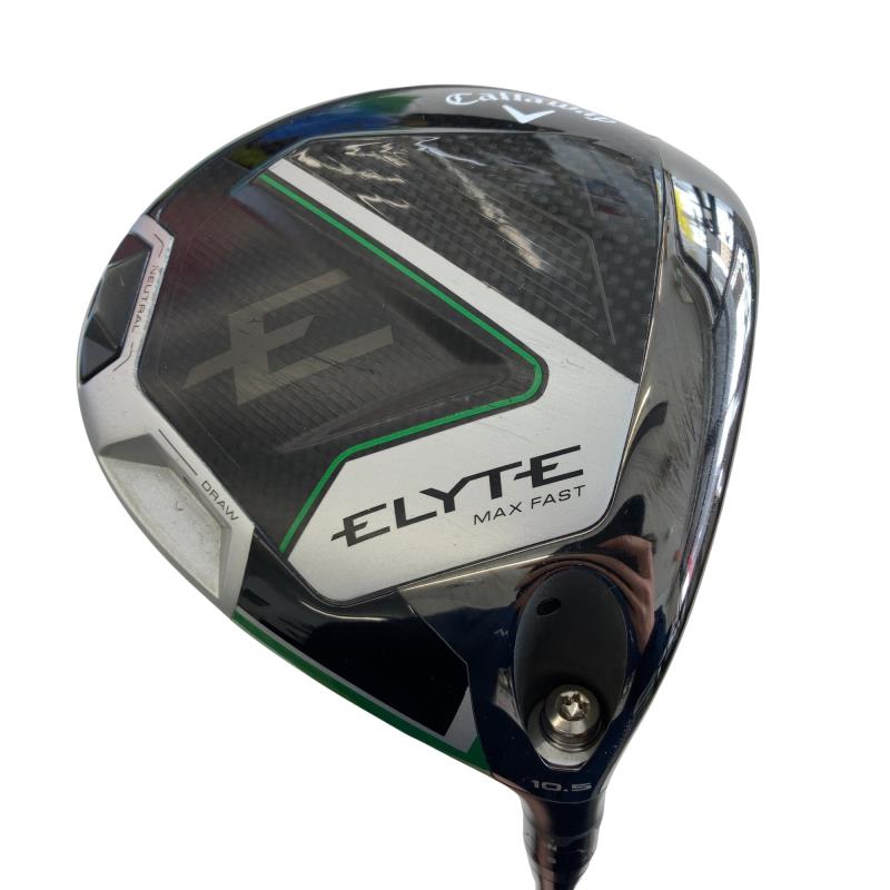 【中古】 キャロウェイ ELYTE MAX FAST 10.5° ドライバー DR LIN-Q GREEN 40 for CW(ELYTE DR) (フレックスR) メンズ 男性用 右利き 右用 Cランク ゴルフクラブ