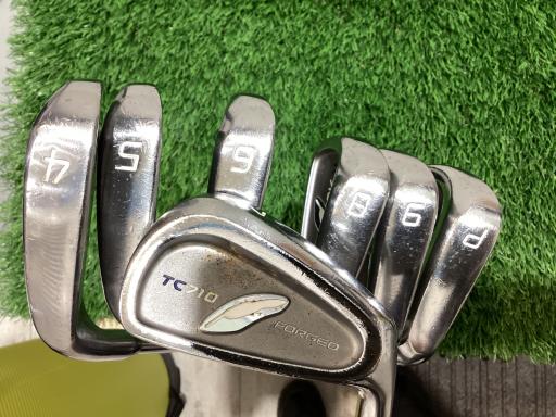 【中古】 フォーティーン TC-710 FORGED 7S アイアンセット IR NS PRO 950GH HT (フレックスS) メンズ 男性用 右利き 右用 Dランク ゴルフクラブ
