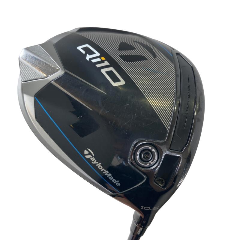 【中古】 テーラーメイド Qi10 10.5° ドライバー DR Diamana BLUE TM50(Qi10 DR) (フレックスS) メンズ 男性用 右利き 右用 Cランク ゴルフクラブ