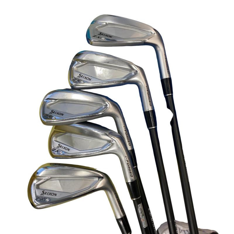【中古】 ダンロップ SRIXON ZXi4 5S アイアンセット IR リシャフト (フレックスその他) メンズ 男性用 右利き 右用 Cランク ゴルフクラブ