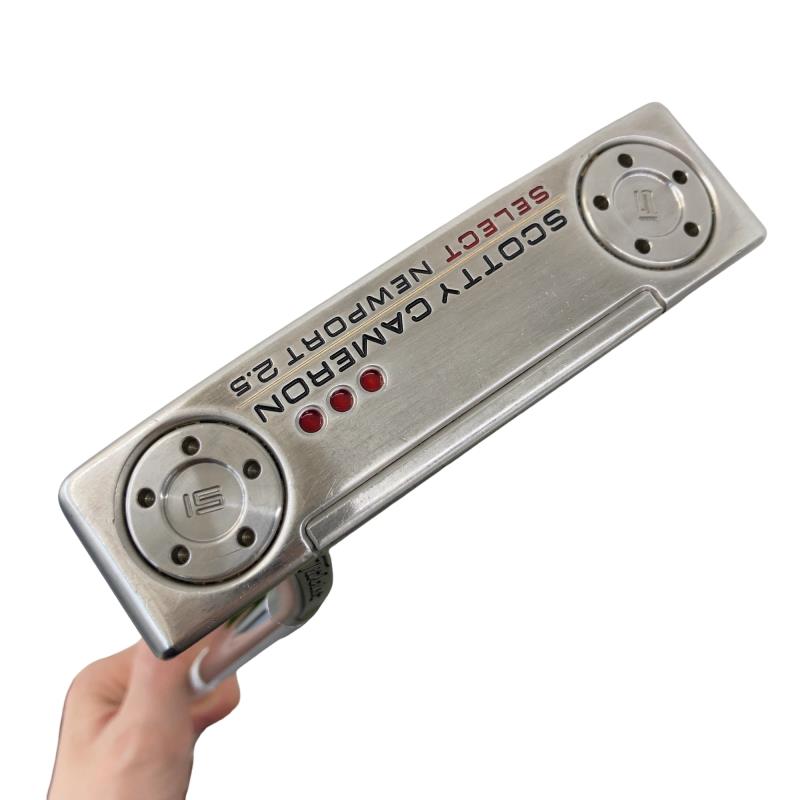 【中古】 タイトリスト SCOTTY CAMERON select NEWPORT 2.5(2018) 34インチ パター PT スチール (フレックスその他) メンズ 男性用 右利き 右用 Cランク ゴルフクラブ｜ゴルフパートナー 中古クラブ店