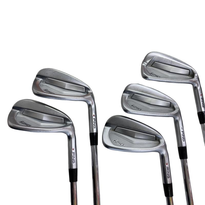 【中古】 ピン i210 6S アイアンセット IR 純正特注シャフト (フレックスX) メンズ 男性用 右利き 右用 Cランク ゴルフクラブ