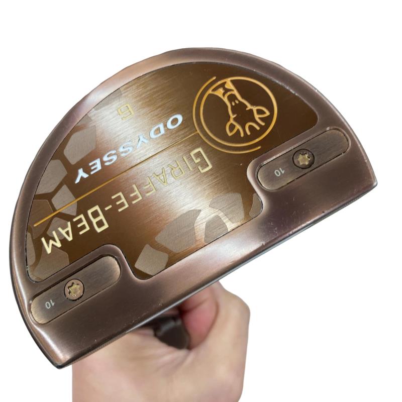 【中古】 オデッセイ GIRAFFE-BEAM #6 33in パター PT STROKE LAB 90 スチール写真 (フレックス余分の物) メンズ 成人男性用 右利き 右用 C序列付ける ゴルフ野球クラブ