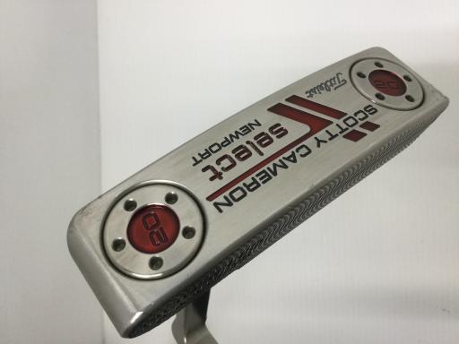 【中古】 タイトリスト SCOTTY CAMERON select NEWPORT(2014) 33インチ パター PT スチール (フレックスその他) メンズ 男性用 右利き 右用 Cランク ゴルフクラブ｜ゴルフパートナー 中古クラブ店