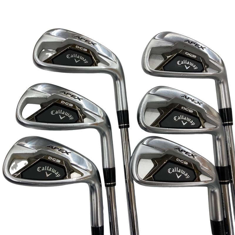 【中古】 キャロウェイ APEX DCB(2021) 6S アイアンセット IR NS PRO 950GH neo (フレックスS) メンズ 男性用 右利き 右用 Cランク ゴルフクラブ