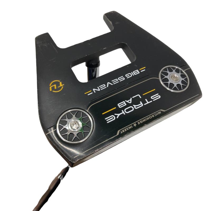 【中古】 オデッセイ STROKE LAB BLACK BIG SEVEN TU 34in パター PT STROKE LAB BLACK (フレックス余分の物) メンズ 成人男性用 右利き 右用 C位置づける ゴルフ野球クラブ