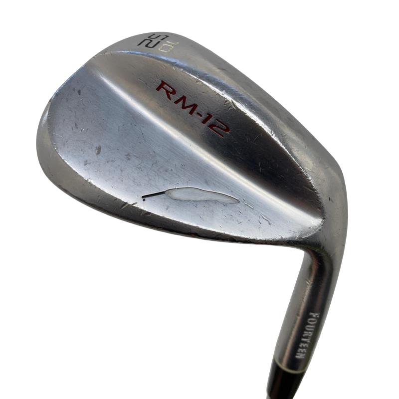 【中古】 フォーティーン RM-12 ニッケルクロムメッキ 52°/10° ウェッジ WG 純正特注シャフト (フレックスその他) メンズ 男性用 右利き 右用 Cランク ゴルフクラブ