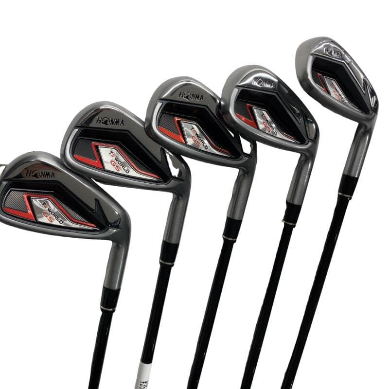 【中古】 本間ゴルフ TOUR WORLD GS 5S アイアンセット IR SPEED TUNED 48(IR) (フレックスR) メンズ 男性用 右利き 右用 Cランク ゴルフクラブ 26,563円