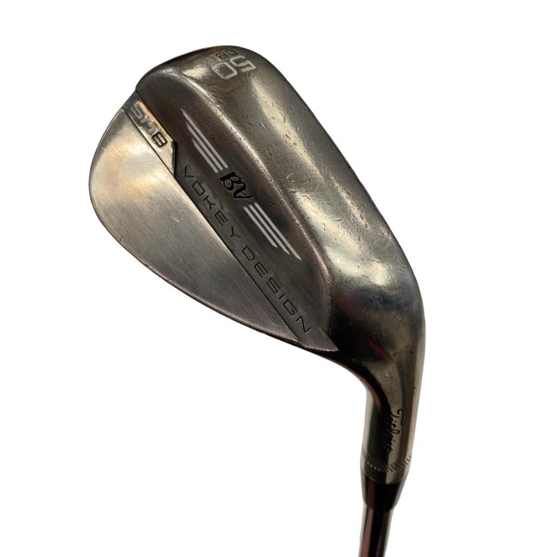 【中古】 タイトリスト VOKEY SPIN MILLED SM8 ブラッシュドスチール 50°/08°F ウェッジ WG NS PRO 950GH neo (フレックスS) メンズ 男性用 右利き 右用 Cランク ゴルフクラブ