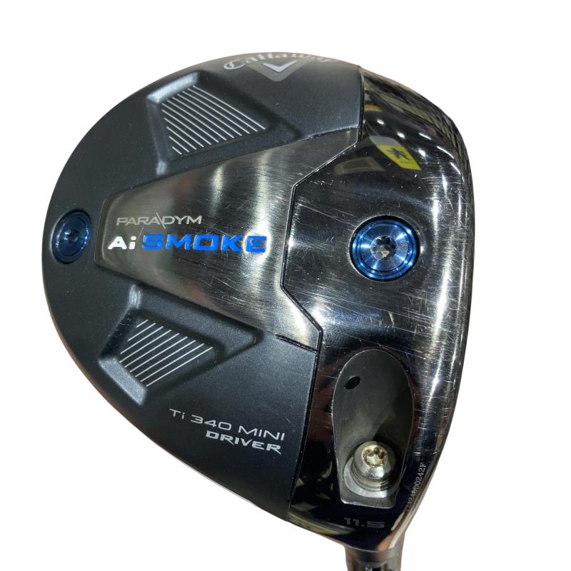 【中古】 キャロウェイ PARADYM Ai SMOKE Ti 340 MINI 11.5&deg; ドライバー DR 純正特注シャフト (フレックスS) メンズ 男性用 右利き 右用 Cランク ゴルフクラブ｜ゴルフパートナー 中古クラブ店