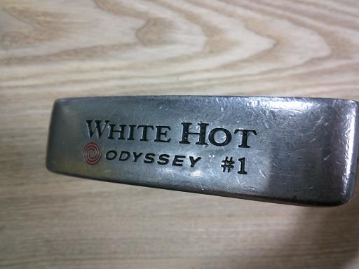 【中古】 オデッセイ WHITE HOT #1 34インチ パター PT スチール (フレックスその他) メンズ 男性用 右利き 右用 Cランク ゴルフクラブ