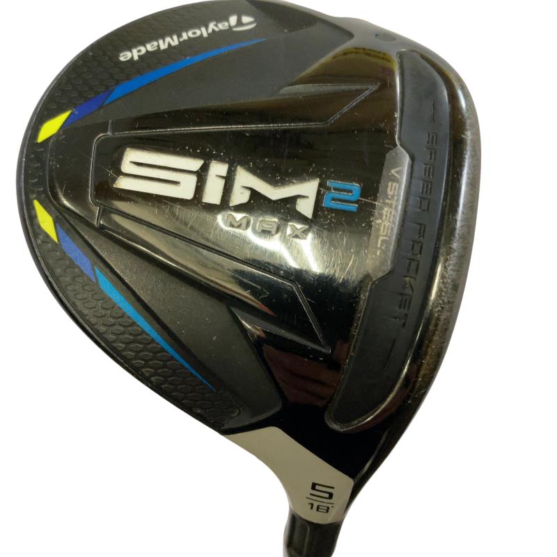 【中古】 テーラーメイド SIM2 MAX 5W フェアウェイウッド FW 純正特注シャフト (フレックスS) メンズ 男性用 右利き 右用 Cランク ゴルフクラブ|ゴルフパートナー 中古クラブ店