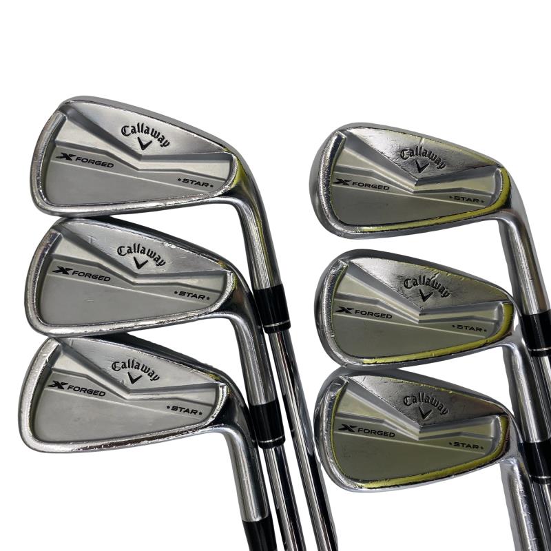【中古】 キャロウェイ X FORGED STAR 6S アイアン仕掛ける IR NS PRO MODUS3 TOUR105 (フレックスS) メンズ 成人男性用 右利き 右用 C価値づける ゴルフ野球クラブ