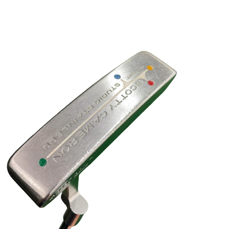 【中古】 タイトリスト SCOTTY CAMERON STUDIO STAINLESS NEWPORT 34インチ パター PT スチール (フレックスその他) メンズ 男性用 右利き 右用 Dランク ゴルフクラブ|ゴルフパートナー 中古クラブ店