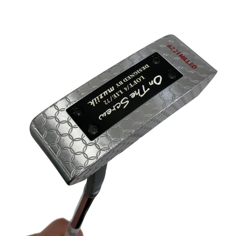 【中古】 muziik muziik 6221 黒いこと為し終わる(ショートスラント) 33in パター PT スチール写真 (フレックス余分の物) メンズ 成人男性用 右利き 右用 C価値づける ゴルフ野球クラブ