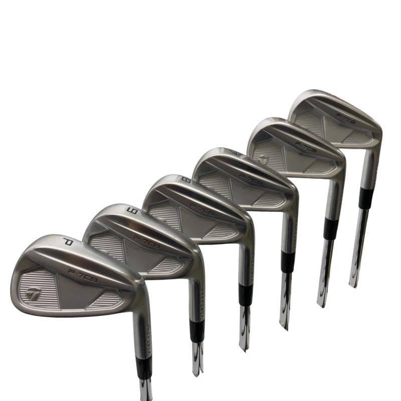 【中古】 テーラーメイド Taylor Made P・7CB(2024) 8S アイアンセット IR Dynamic Gold MID 115 (フレックスS) メンズ 男性用 右利き 右用 Cランク ゴルフクラブ