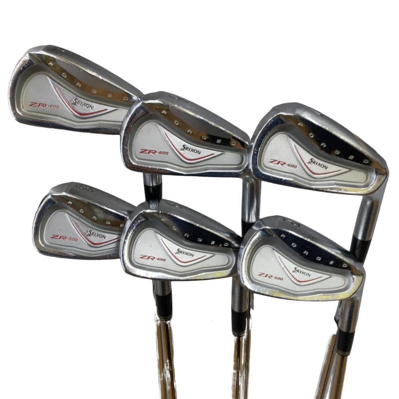 【中古】 ダンロップ SRIXON ZR-600 6S アイアンセット IR Dynamic Gold (フレックスS) メンズ 男性用 右利き 右用 Dランク ゴルフクラブ