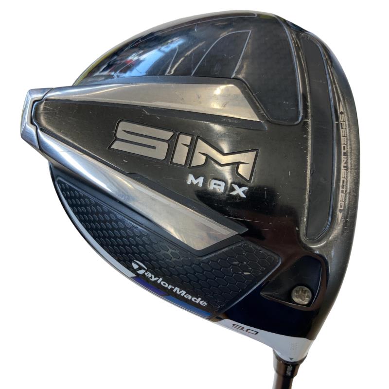 【中古】 テーラーメイド SIM MAX 9° ドライバー DR TENSEI BLUE TM50(DR) (フレックスSR) メンズ 男性用 右利き 右用 Cランク ゴルフクラブ