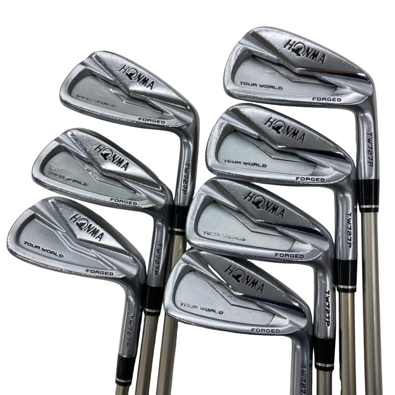 【中古】 本間ゴルフ TOUR WORLD TW727P FORGED  8S アイアン仕掛ける IR VIZARD I55 (フレックスR) メンズ 成人男性用 右利き 右用 D序列付ける ゴルフ野球クラブ