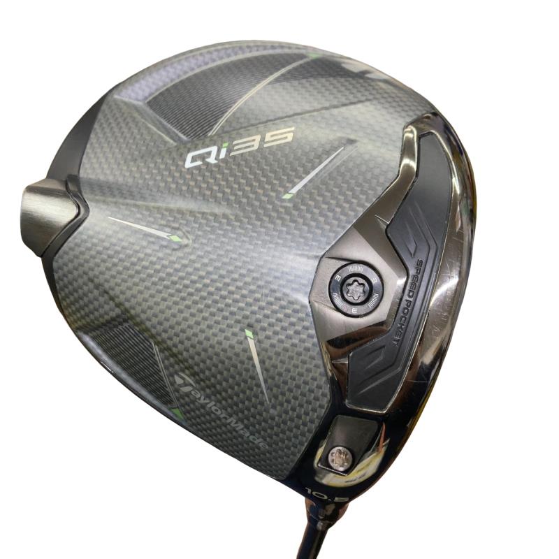 【中古】 テーラーメイド Qi35 10.5° ドライバー DR リシャフト (フレックスその他) メンズ 男性用 右利き 右用 Cランク ゴルフクラブ