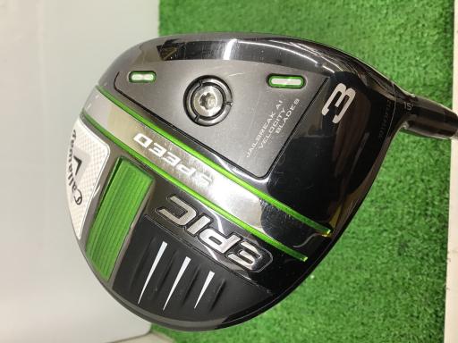 【中古】 キャロウェイ EPIC SPEED 3W フェアウェイウッド FW Speeder EVOLUTION VII FW 60 (フレックスS) メンズ 男性用 右利き 右用 Cランク ゴルフクラブ