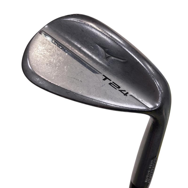 【中古】 ミズノ Mizuno T24(ソフトホワイトサテン) 52°/10° S ウェッジ WG 純正特注シャフト (フレックスS) メンズ 男性用 右利き 右用 Cランク ゴルフクラブ