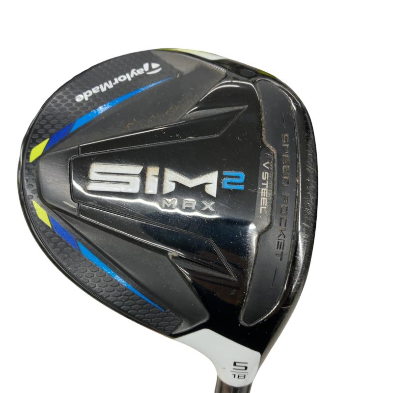 【中古】 テーラーメイド SIM2 MAX 5W フェアウェイウッド FW TENSEI BLUE TM50(SIM2 FW) (フレックスSR) メンズ 男性用 右利き 右用 Cランク ゴルフクラブ|ゴルフパートナー 中古クラブ店