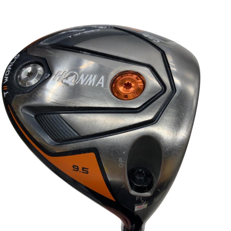【中古】 本間ゴルフ TOUR WORLD TW747 460 9.5° ドライバー DR 純正特注シャフト (フレックスSR) メンズ 男性用 右利き 右用 Cランク ゴルフクラブ