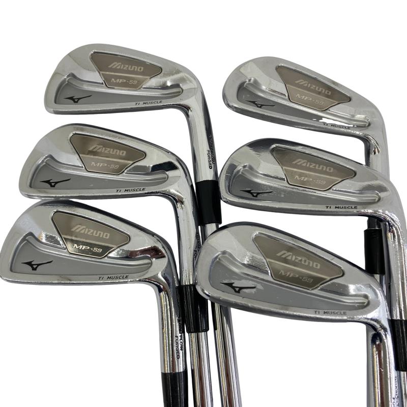 【中古】 ミズノ MP-59 6S アイアンセット IR Dynamic Gold (フレックスS) メンズ 男性用 右利き 右用 Dランク ゴルフクラブ